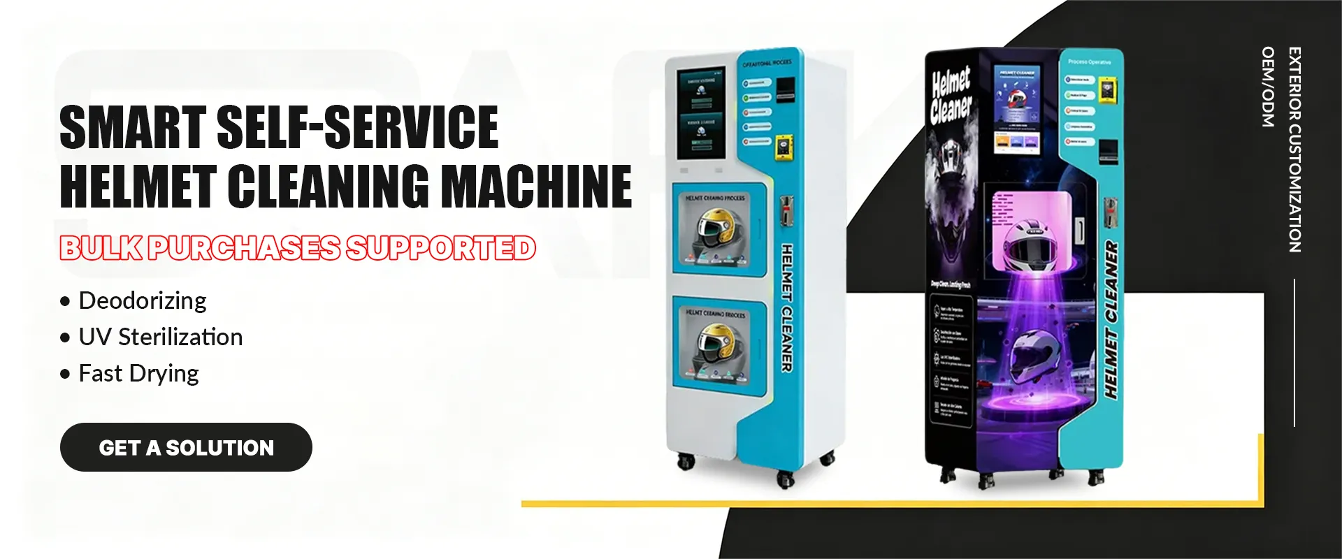 Helmet Cleaning Machine